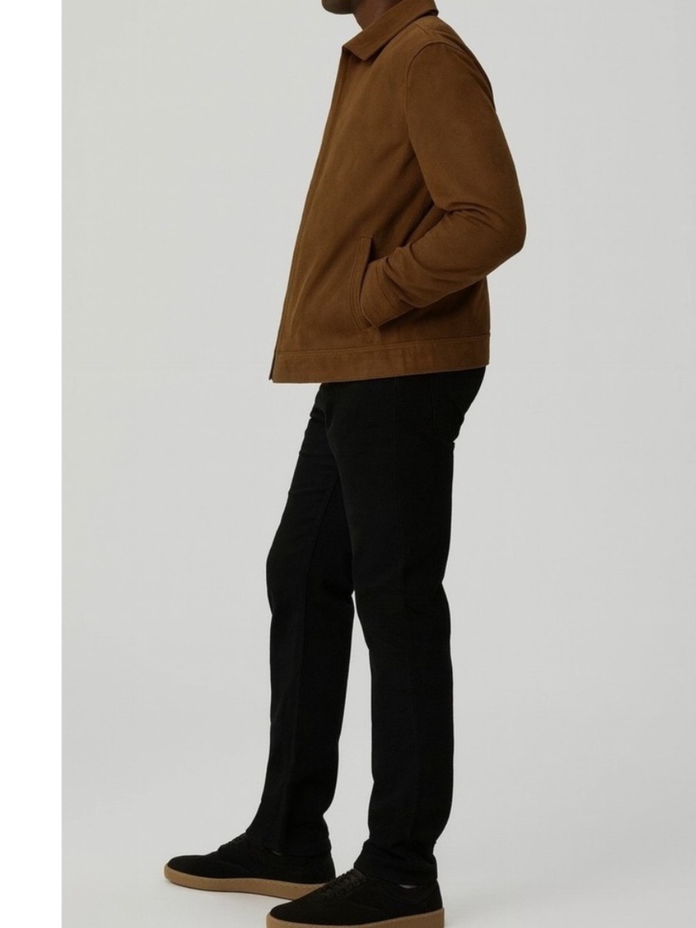 Paige Federal Black Slim Straight Fit Jeans - 32